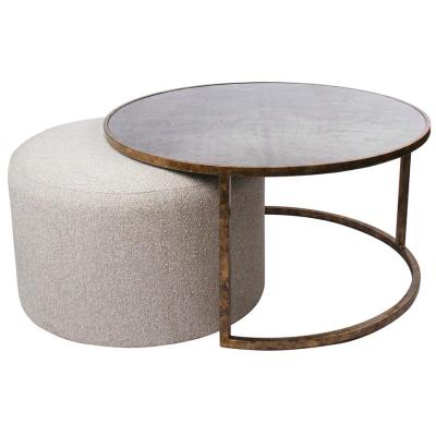 Cartographer Coffee Table And Pouffe
